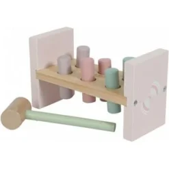 Little Dutch LD7025 Houten Hamerbank Rose -Peuter Plezier Verkoopwinkel little dutch 4424 hamerbank rose 1