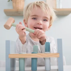 Little Dutch LD7026 Houten Hamerbank Blauw 9 Little Dutch LD7026 Houten Hamerbank Blauw -Peuter Plezier Verkoopwinkel little dutch 4425 hamerbank blauw 2