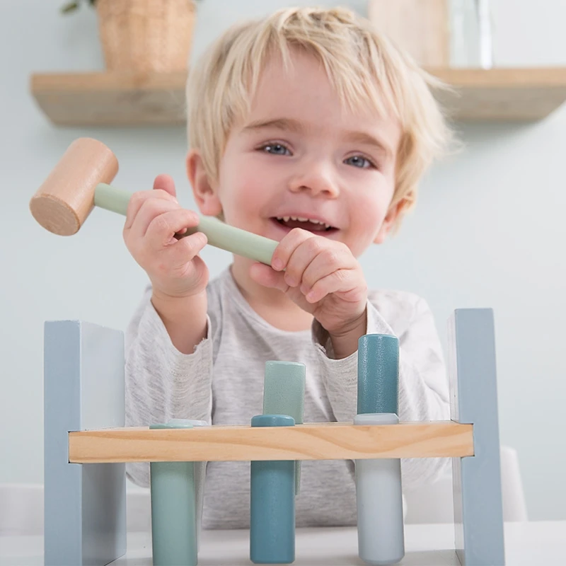 Little Dutch LD7026 Houten Hamerbank Blauw 6 Little Dutch LD7026 Houten Hamerbank Blauw - Image 4