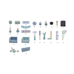 Houten Werkbank Little Dutch Met Gereedschap -Peuter Plezier Verkoopwinkel little dutch 4448 houten werkbank 3