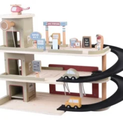 Little Dutch LD4491 Houten Railway Garage -Peuter Plezier Verkoopwinkel little dutch 4491 railway garage 3