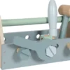 Little Dutch LD4434 Houten Gereedschapskist 2 Little Dutch LD4434 Houten Gereedschapskist -Peuter Plezier Verkoopwinkel little dutch gereedschapskist blauw