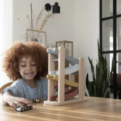 Little Dutch Houten Autobaan Pure-Nature LittleDutch -Peuter Plezier Verkoopwinkel little dutch houten autobaan pure nature 2