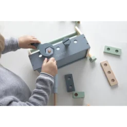 Little Dutch LD4434 Houten Gereedschapskist -Peuter Plezier Verkoopwinkel little dutch houten gereedschapskist 2