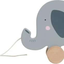 Little Dutch LD4450 Houten Trekdier Olifant -Peuter Plezier Verkoopwinkel little dutch houten trekdier olifant 1