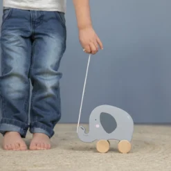 Little Dutch LD4450 Houten Trekdier Olifant -Peuter Plezier Verkoopwinkel little dutch houten trekdier olifant 2