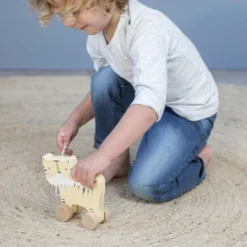 Little Dutch LD4451 Houten Trekdier Tijger -Peuter Plezier Verkoopwinkel little dutch houten trekdier tijger 3