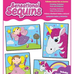 Knutselset Pailletjes Sensational Sequins Fairies & Unicorns