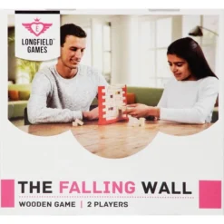 LongField Games Houten Spel De Vallende Muur -Peuter Plezier Verkoopwinkel longfield Gameshouten speel vallende stenen houten muur