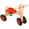 Van Dijk Toys Loopfiets Oranje Berkenhout -Peuter Plezier Verkoopwinkel loopfiets berken oranje v.dijktoys