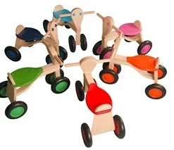 Van Dijk Toys Loopfiets Roze Berkenhout -Peuter Plezier Verkoopwinkel loopfiets berken v.dijktoys 2 2