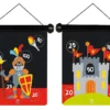 Scratch DARTS RIDDER Magnetisch Dartspel -Peuter Plezier Verkoopwinkel magnetisch dartspel ridder kasteel scratch 6182012