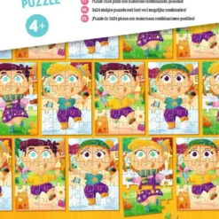 Kinder-Puzzel Mix & Match Bonte Kleren – Ravensburger -Peuter Plezier Verkoopwinkel mixmatch puzzle bonte kleren ravensburger 1