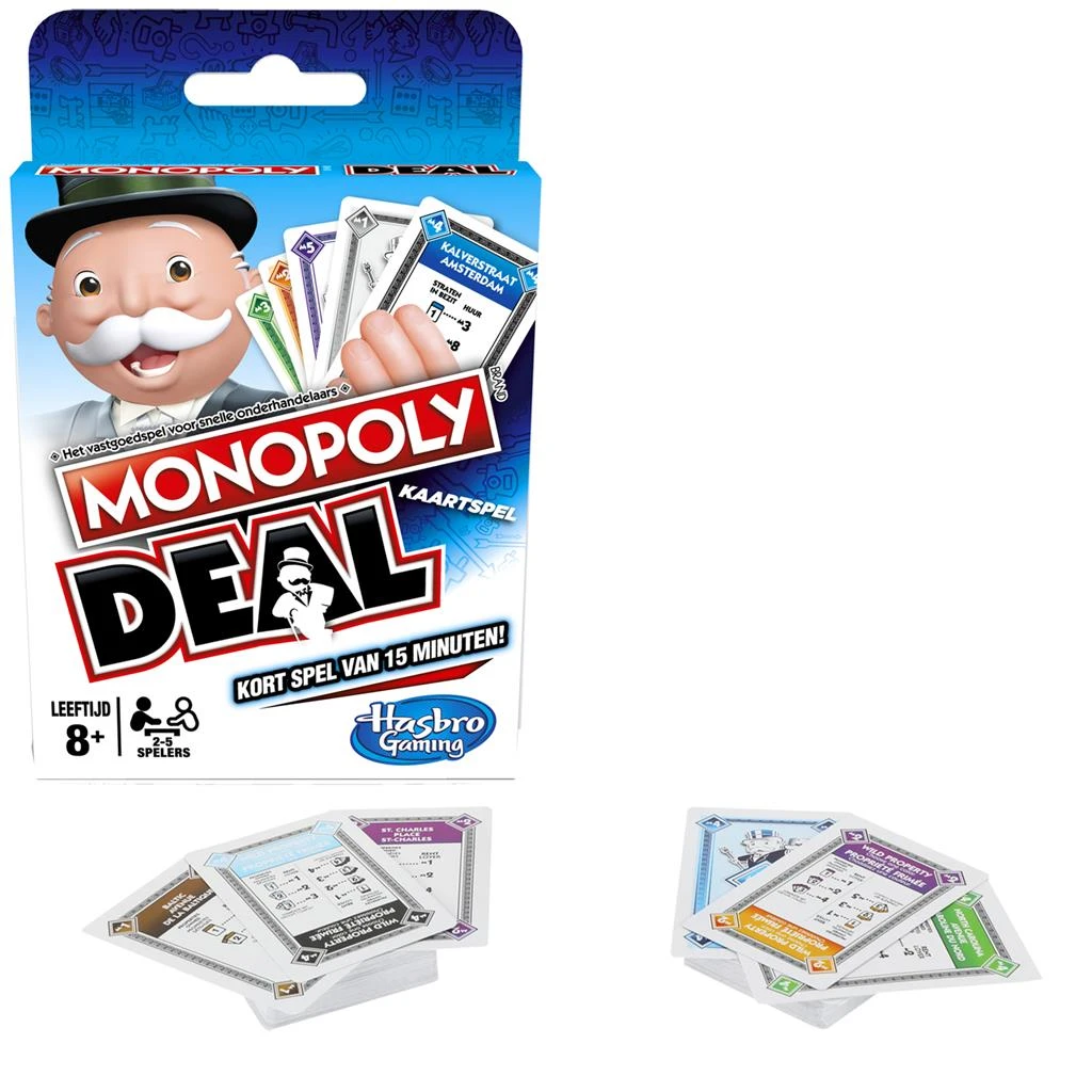 Hasbro Monopoly Deal Spel Kaartspel 5 Hasbro Monopoly Deal Spel Kaartspel - Afbeelding 3