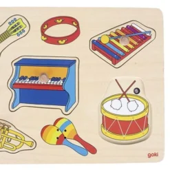 Noppenpuzzel Met Geluiden: Muziekinstrumenten