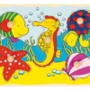 Noppenpuzzel Zeepaardje, Mossel, Enz. -Peuter Plezier Verkoopwinkel noppenpuzzel zeepaardje mossel enz. goki 57857