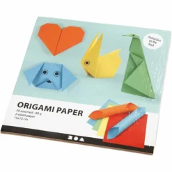 Origami Papier – 80 Grams -Peuter Plezier Verkoopwinkel origami papier 207020 1
