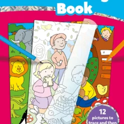 Overtrekken En Kleuren Tracing & Colouring Book -Peuter Plezier Verkoopwinkel overtrekken en kleuren tracing colouring book 1