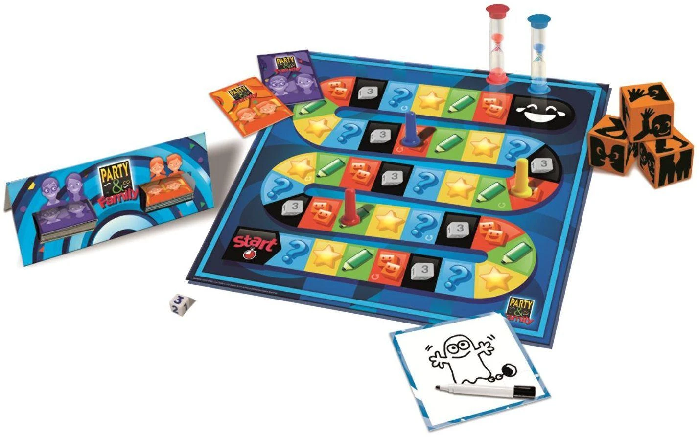 Party & Co Family Bordspel / Partyspel Van Jumbo 17794 4 Party & Co Family Bordspel / Partyspel Van Jumbo 17794 - Afbeelding 2