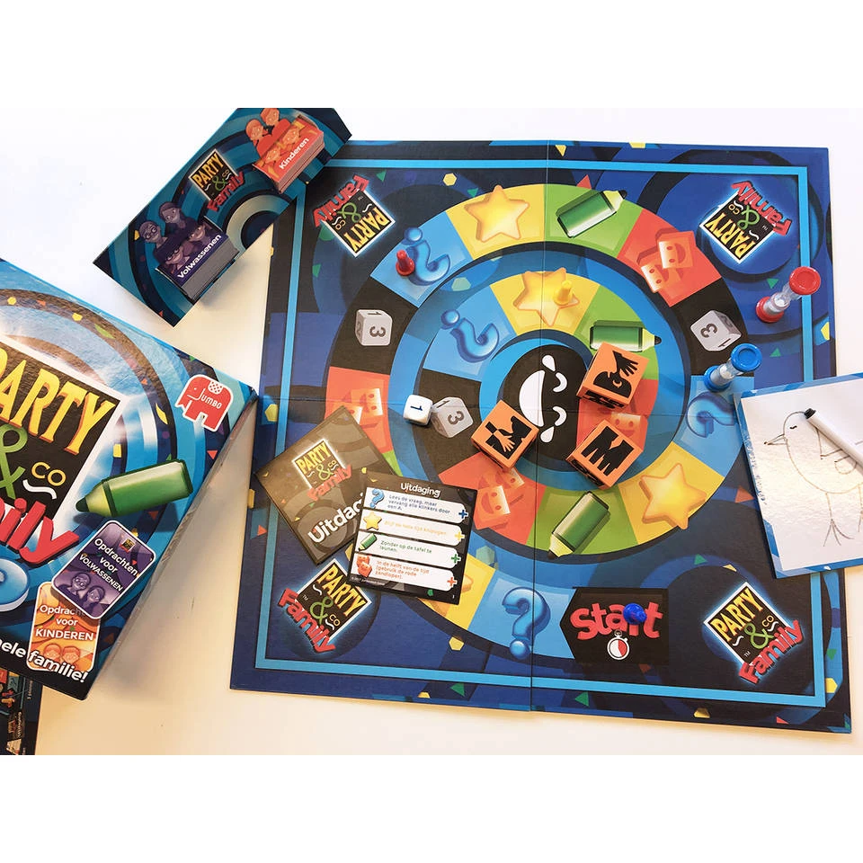 Party & Co Family Bordspel / Partyspel Van Jumbo 17794 5 Party & Co Family Bordspel / Partyspel Van Jumbo 17794 - Afbeelding 3
