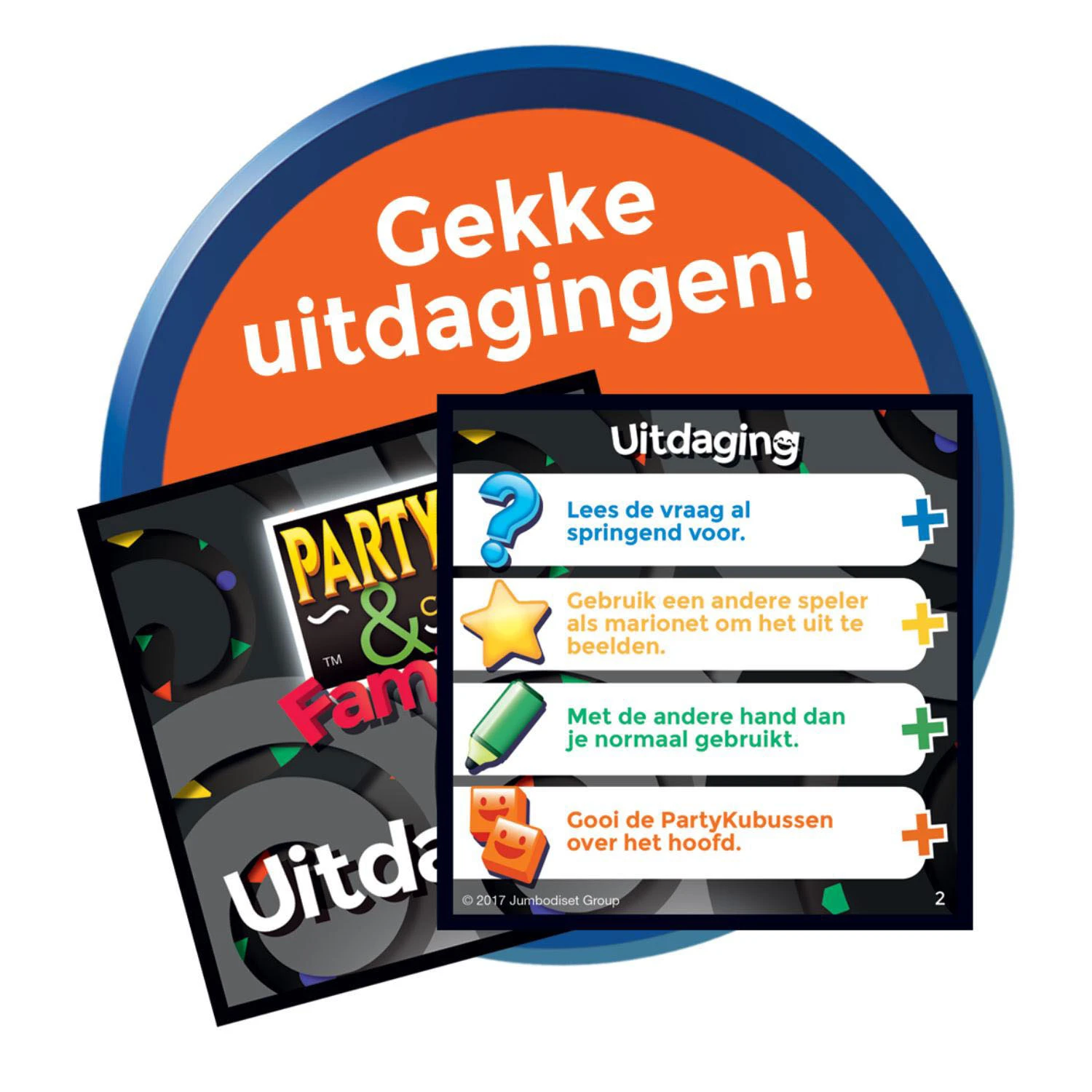 Party & Co Family Bordspel / Partyspel Van Jumbo 17794 6 Party & Co Family Bordspel / Partyspel Van Jumbo 17794 - Afbeelding 4