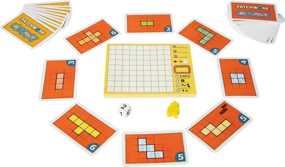 Patchwork Doodle Dobbelspel 999games 5 Patchwork Doodle Dobbelspel 999games - Afbeelding 3