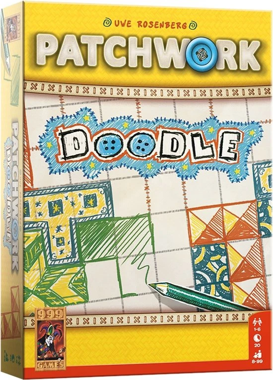 Patchwork Doodle Dobbelspel 999games 4 Patchwork Doodle Dobbelspel 999games - Afbeelding 2