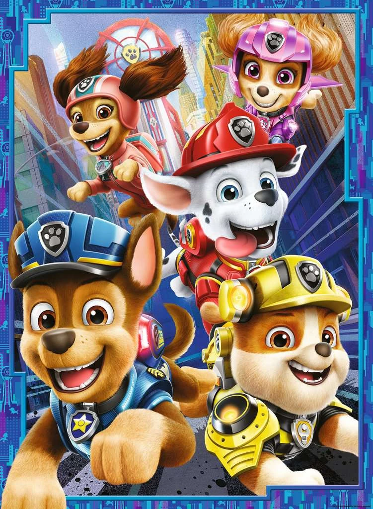 Paw Patrol The Movie – Ravensburger – 100 Stukjes XXL 4 Paw Patrol The Movie – Ravensburger – 100 Stukjes XXL - Afbeelding 2