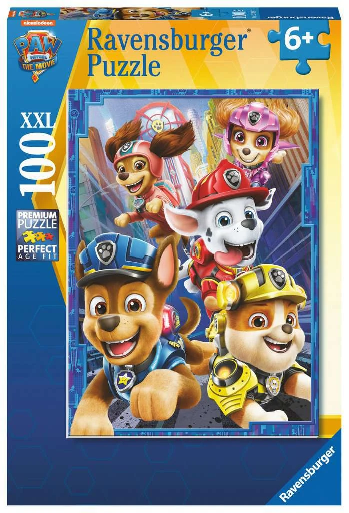 Paw Patrol The Movie – Ravensburger – 100 Stukjes XXL 3 Paw Patrol The Movie – Ravensburger – 100 Stukjes XXL