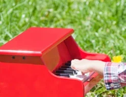 New Classic Toys® Piano Rood 18-toetsen Kinderpiano -Peuter Plezier Verkoopwinkel piano 18tonen rood newclassictoys 155 1