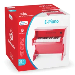 New Classic Toys® Piano Rood Electronisch 25-toetsen Kinderpiano -Peuter Plezier Verkoopwinkel piano kinderpiano rood electronisch 10160 25 toetsen 3