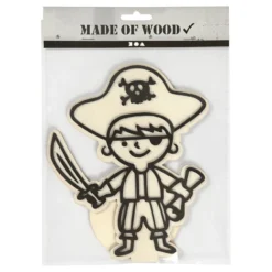 Piraat – Knutselondergrond – Figuur Om Te Decoreren -Peuter Plezier Verkoopwinkel piraat figuur om te decoreren 1 1