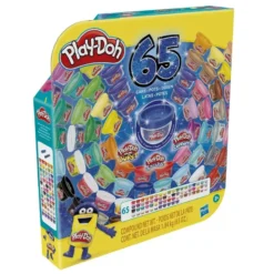 Djeco Play-Doh Klei Boetseerklei Nature 65 Potjes PlayDoh -Peuter Plezier Verkoopwinkel play doh klei boetseerklei 64 cans 64 potjes 3