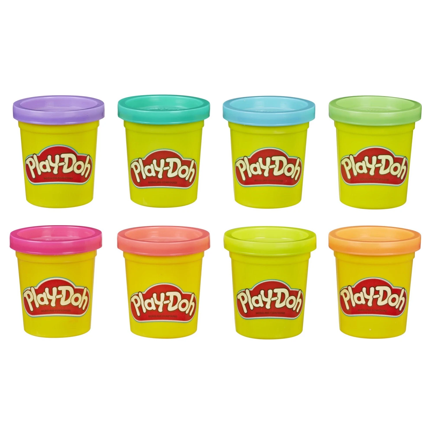 Play-Doh Klei Boetseerklei Regenboog 8-pack PlayDoh 4 Play-Doh Klei Boetseerklei Regenboog 8-pack PlayDoh - Image 2