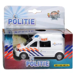 Politiebus, Pull Back Met Licht En Geluid. -Peuter Plezier Verkoopwinkel politiebus kidsglobe 510711 1 1
