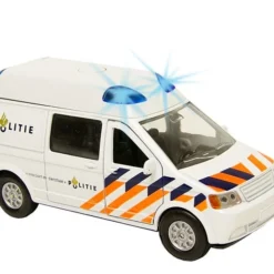 Politiebus, Pull Back Met Licht En Geluid.