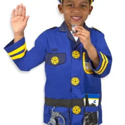 Melissa & Doug Politiepak Verkleedkleren Politie Melissa&Doug -Peuter Plezier Verkoopwinkel politiepak melissa doug verkleedset politie agent speelactief.nl 1