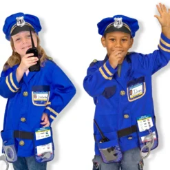 Melissa & Doug Politiepak Verkleedkleren Politie Melissa&Doug -Peuter Plezier Verkoopwinkel politiepak melissa doug verkleedset politie agent speelactief.nl 2