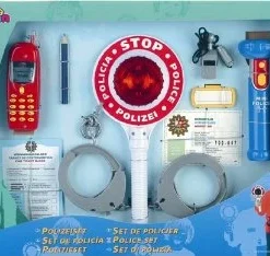 Politieset, 9-delig -Peuter Plezier Verkoopwinkel politieset 9 delig theo klein 8850 1 1