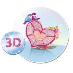 String It 3D Hart – Ravensburger -Peuter Plezier Verkoopwinkel ravensburger string it 3d hart 3