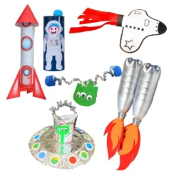 Re-cycle-me Space World Recycle Set Knutselset -Peuter Plezier Verkoopwinkel re cycle me space world 6