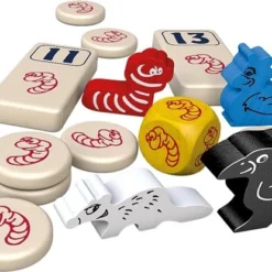 Regenwormen Uitbreiding Dobbelspel -Peuter Plezier Verkoopwinkel regenwormen uitbreiding dobbelspel 999games 1 1