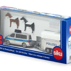 Siku 231000301 Politiewagen Met Paardentrailer DE Schaal 1 : 55 -Peuter Plezier Verkoopwinkel sik 231000301 politiewagen met paardentrailer nl 1 1