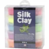 Silk Clay Basic 2 – 10 X 40 G.boetseermateriaal -Peuter Plezier Verkoopwinkel silk clay basic 2 set 79146 1