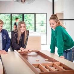 Sjoelbak Longfield Wedstrijd Bak Luxe 30 Sjoelstenen Beukenhout -Peuter Plezier Verkoopwinkel sjoelbak wedstrijd luxe beuken 4 scaled 1