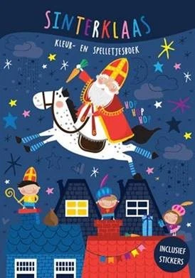 Sinterklaas Kleur- Doe- En Spelletjesboek Van Sint Met Stickers 3 Sinterklaas Kleur- Doe- En Spelletjesboek Van Sint Met Stickers