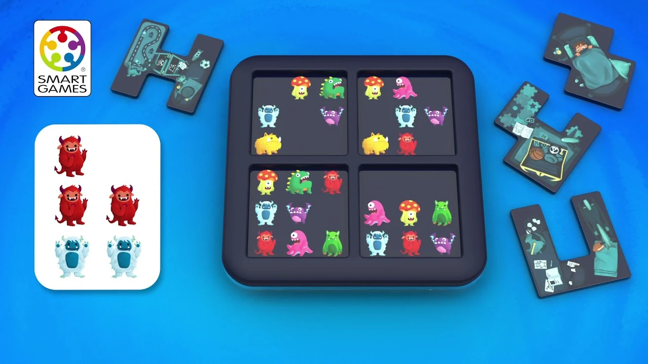 SmartGames Monsters Hide & Seek Denkspel 5 SmartGames Monsters Hide & Seek Denkspel - Image 3
