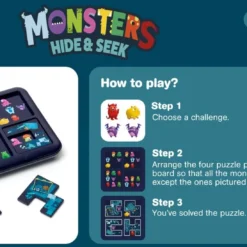 SmartGames Monsters Hide & Seek Denkspel 9 SmartGames Monsters Hide & Seek Denkspel -Peuter Plezier Verkoopwinkel smartgames monsters hide and seek 3