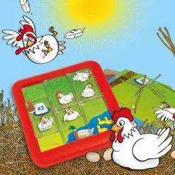 Smart Games SmartGames Chicken-Shuffle Denkspel Smart-Games -Peuter Plezier Verkoopwinkel smartgames chicken shuffle smat games denkspel sg436 1