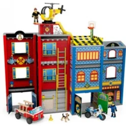 Houten Speelgoedset Voor Grote Kleine Helden -Peuter Plezier Verkoopwinkel speelset voor grote kleine helden kidkraft 63239 3